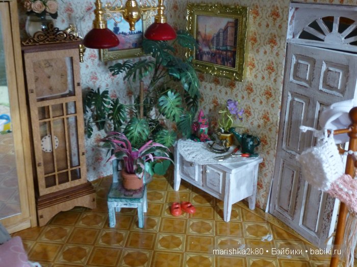 Домик-ночник. Кукольная миниатюра 1:12. Часть 7. Заключительная! Иванникова Марина