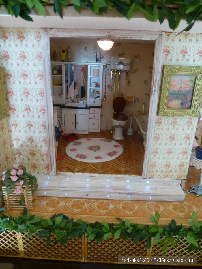 Домик-ночник. Кукольная миниатюра 1:12. Часть 7. Заключительная! Иванникова Марина