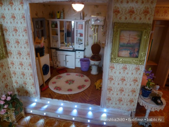 Домик-ночник. Кукольная миниатюра 1:12. Часть 7. Заключительная! Иванникова Марина