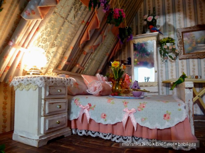 Домик-ночник. Кукольная миниатюра 1:12. Часть 7. Заключительная! Иванникова Марина