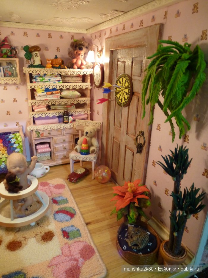 Домик-ночник. Кукольная миниатюра 1:12. Часть 7. Заключительная! Иванникова Марина