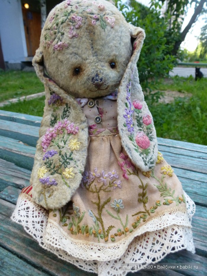 Дусик. Авторская зайка Хисматуллиной Ольги. Ангелы из сундучка