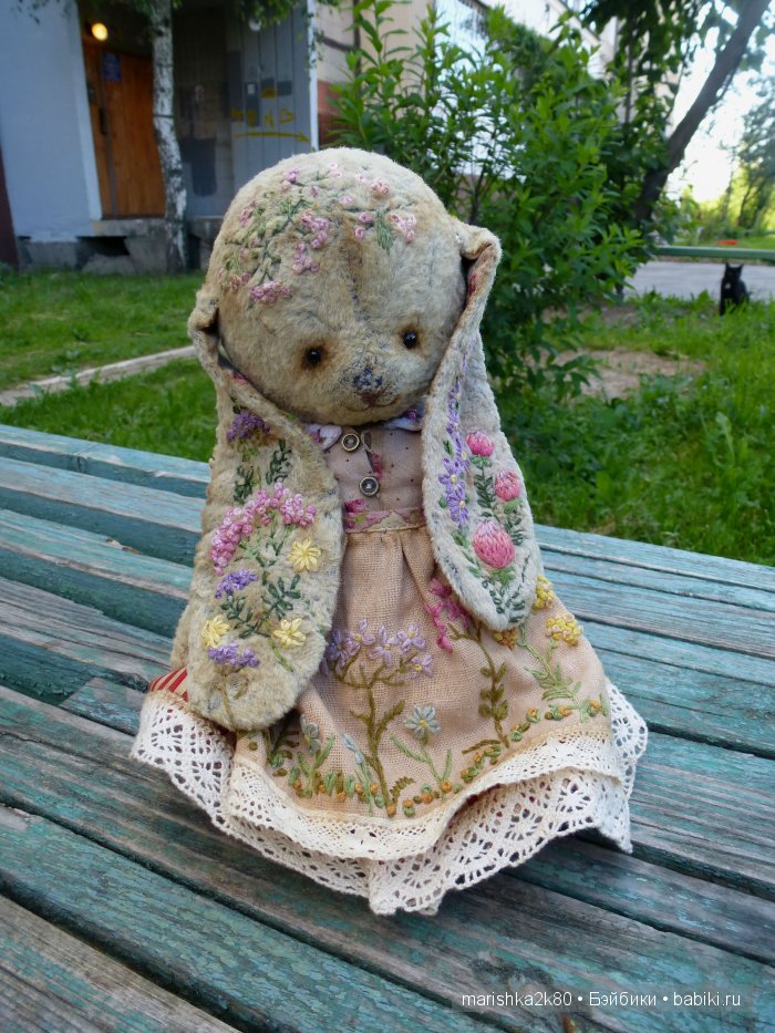 Дусик. Авторская зайка Хисматуллиной Ольги. Ангелы из сундучка