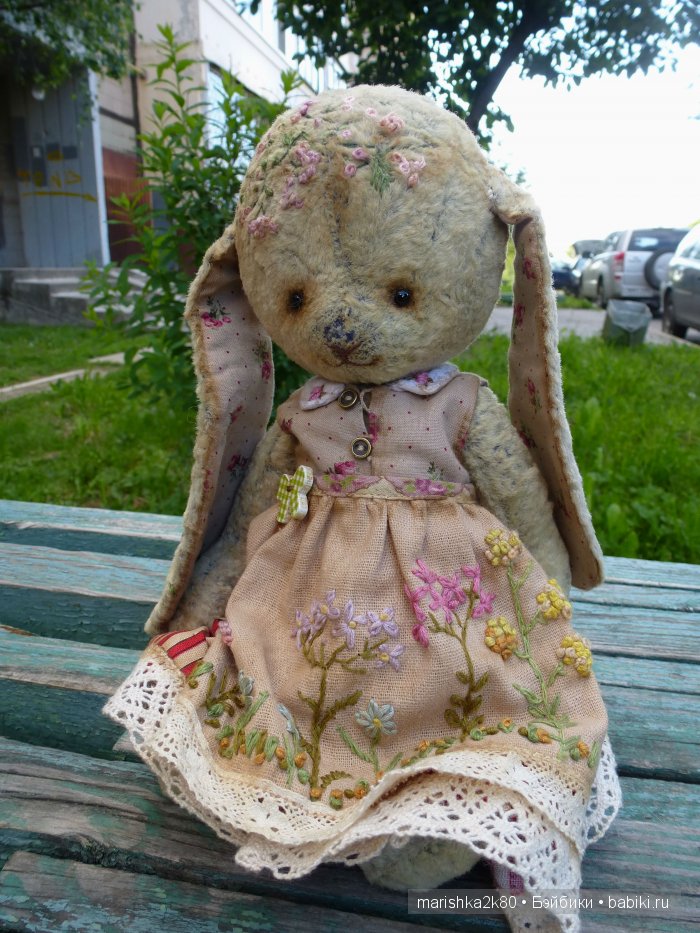 Дусик. Авторская зайка Хисматуллиной Ольги. Ангелы из сундучка (фото 6)