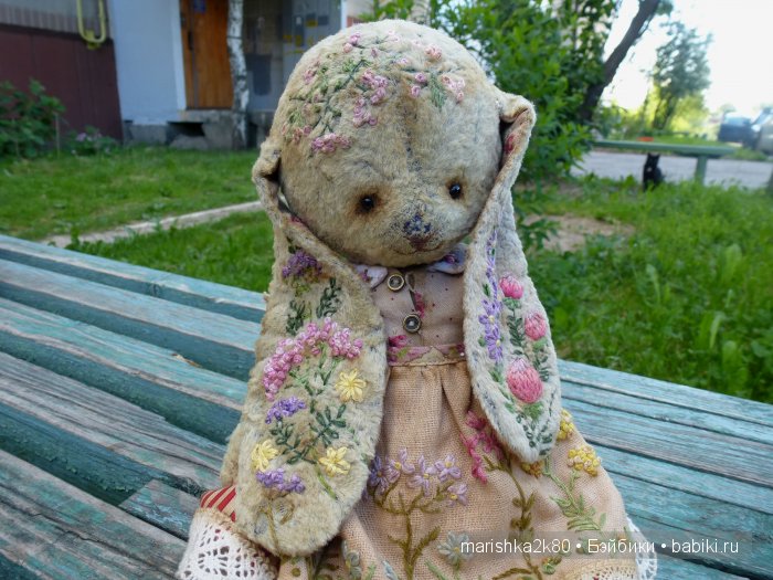 Дусик. Авторская зайка Хисматуллиной Ольги. Ангелы из сундучка