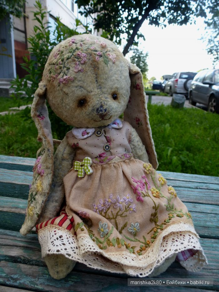 Дусик. Авторская зайка Хисматуллиной Ольги. Ангелы из сундучка (фото 7)