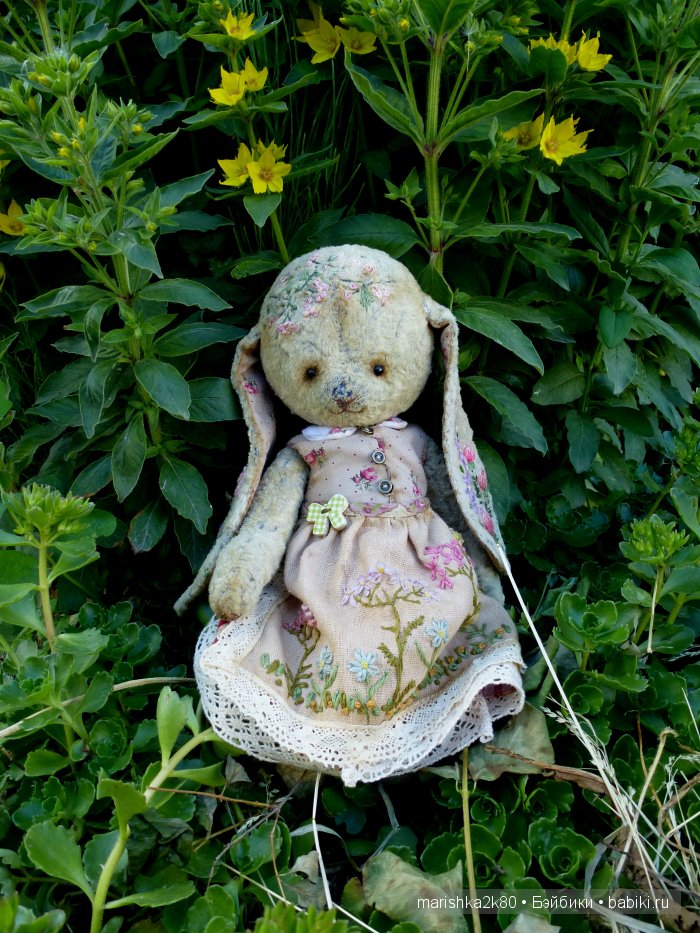 Дусик. Авторская зайка Хисматуллиной Ольги. Ангелы из сундучка (фото 2)