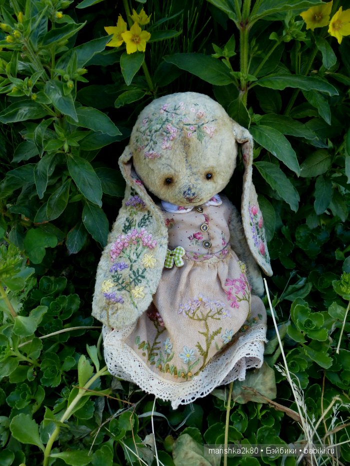 Дусик. Авторская зайка Хисматуллиной Ольги. Ангелы из сундучка (фото 3)