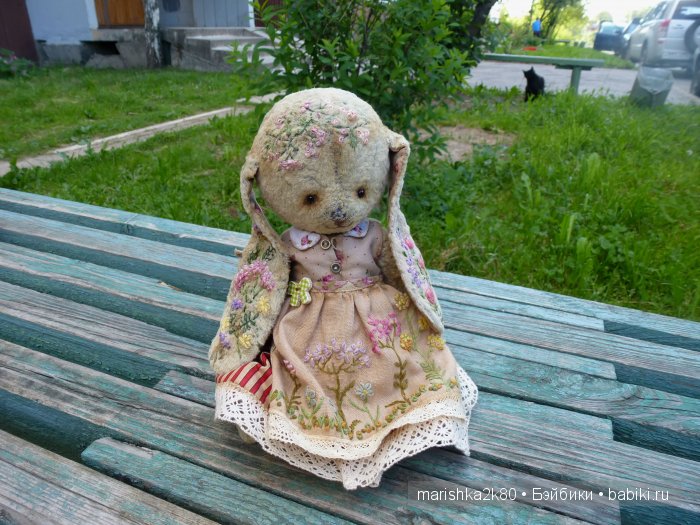 Дусик. Авторская зайка Хисматуллиной Ольги. Ангелы из сундучка