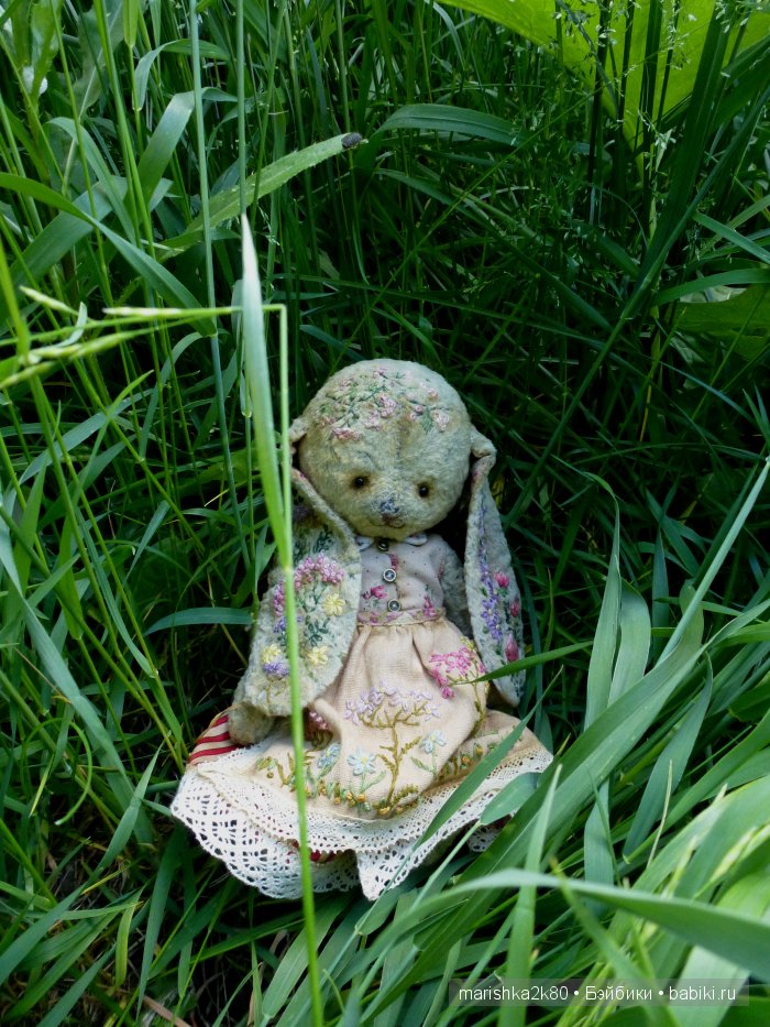 Дусик. Авторская зайка Хисматуллиной Ольги. Ангелы из сундучка