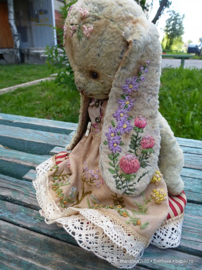 Дусик. Авторская зайка Хисматуллиной Ольги. Ангелы из сундучка (фото 9)