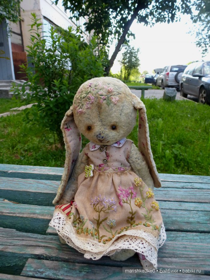 Дусик. Авторская зайка Хисматуллиной Ольги. Ангелы из сундучка (фото 5)