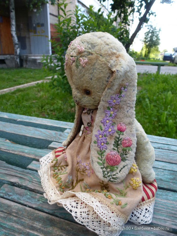 Дусик. Авторская зайка Хисматуллиной Ольги. Ангелы из сундучка (фото 10)