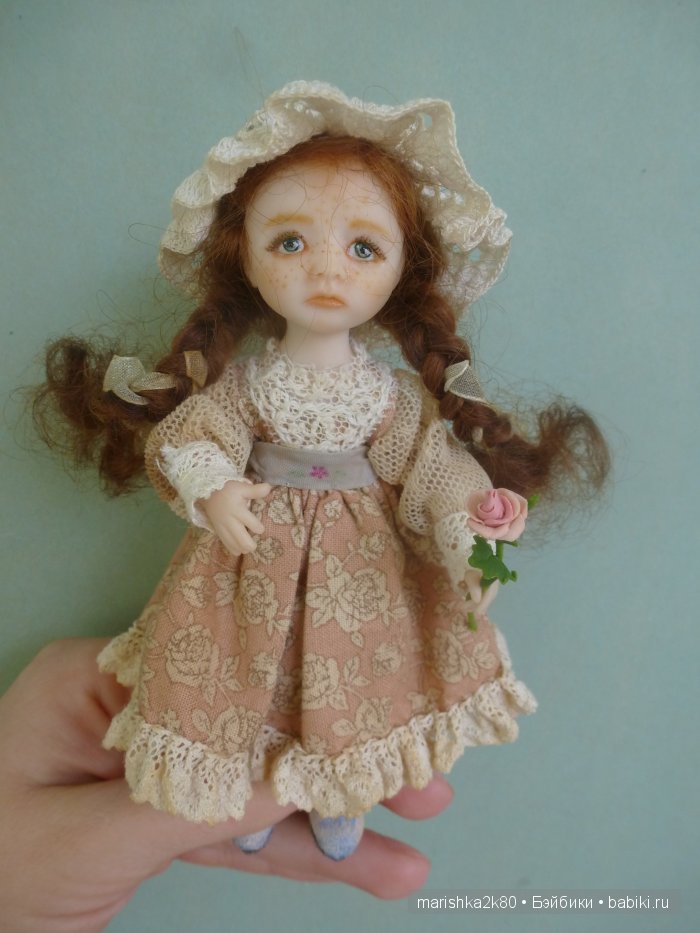 Две авторские подвижные куклы в домике (фото 2)