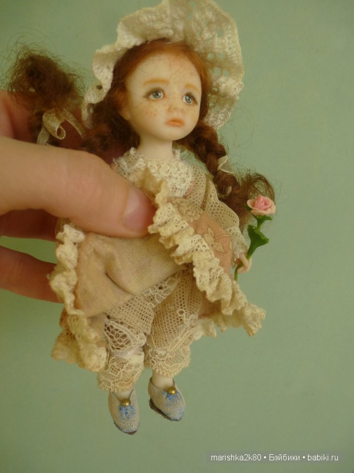 Две авторские подвижные куклы в домике (фото 7)