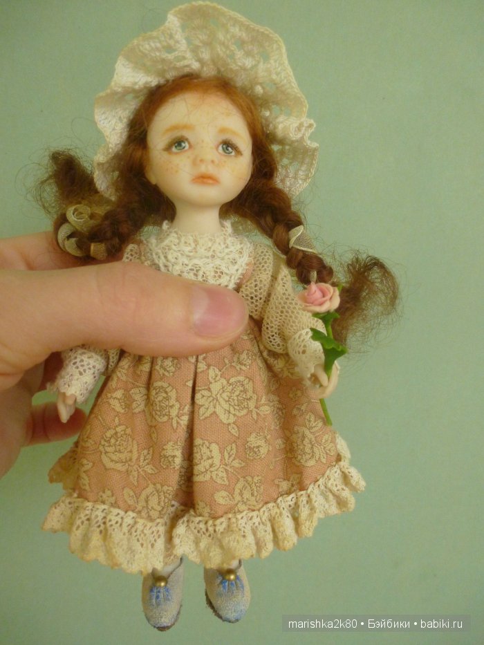 Две авторские подвижные куклы в домике (фото 6)