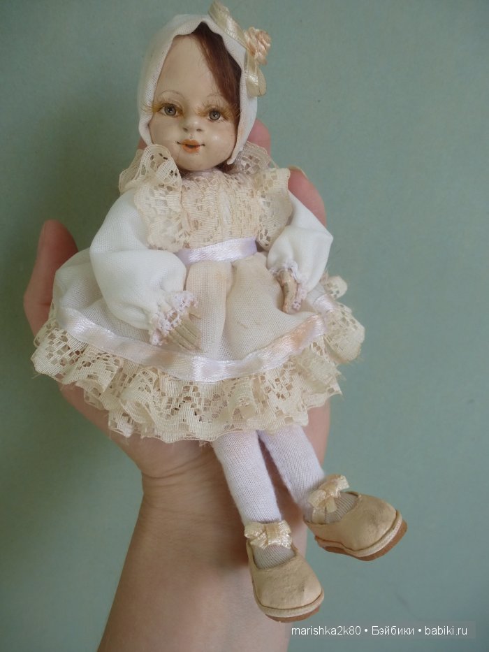 Две авторские подвижные куклы в домике (фото 8)