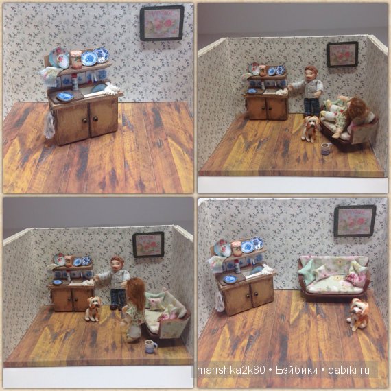 Микроминиатюра 1:48 и 1:144. Куклы и мебель