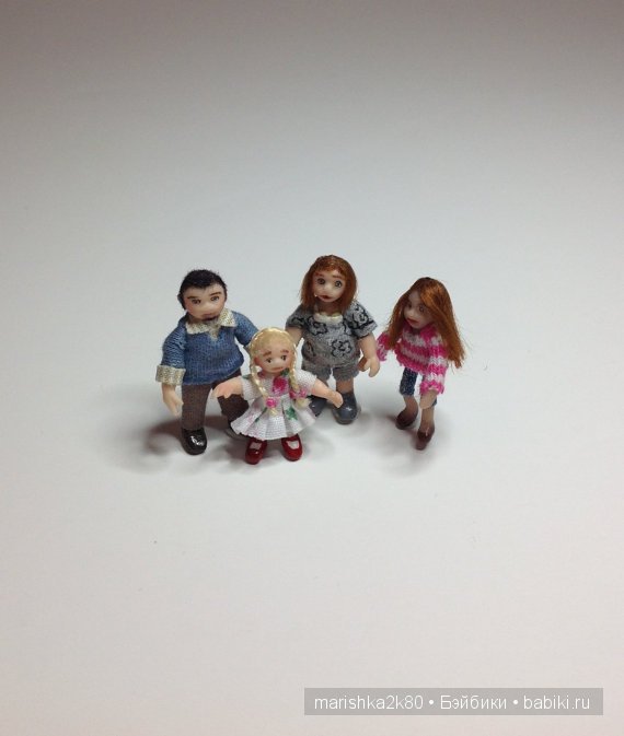Микроминиатюра 1:48 и 1:144. Куклы и мебель