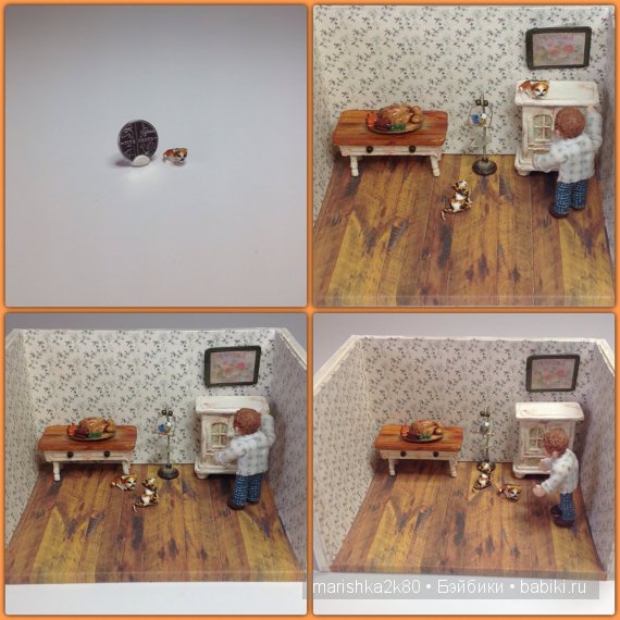 Микроминиатюра 1:48 и 1:144. Куклы и мебель