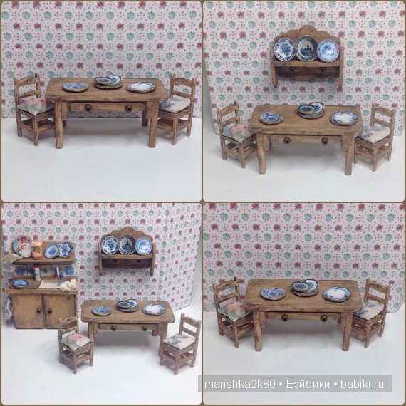 Микроминиатюра 1:48 и 1:144. Куклы и мебель