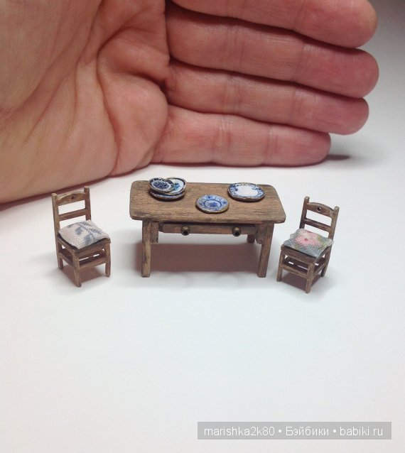 Микроминиатюра 1:48 и 1:144. Куклы и мебель