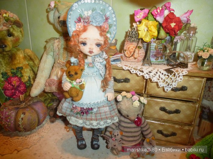 Авторская кукла Полины Инякиной Настенька