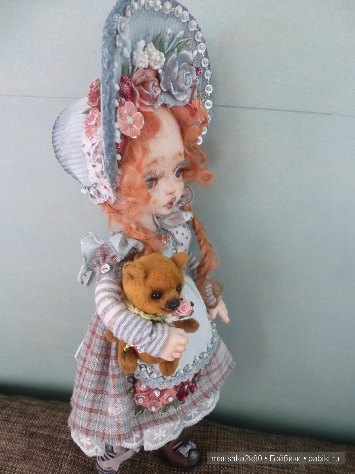 Авторская кукла Полины Инякиной Настенька (фото 5)