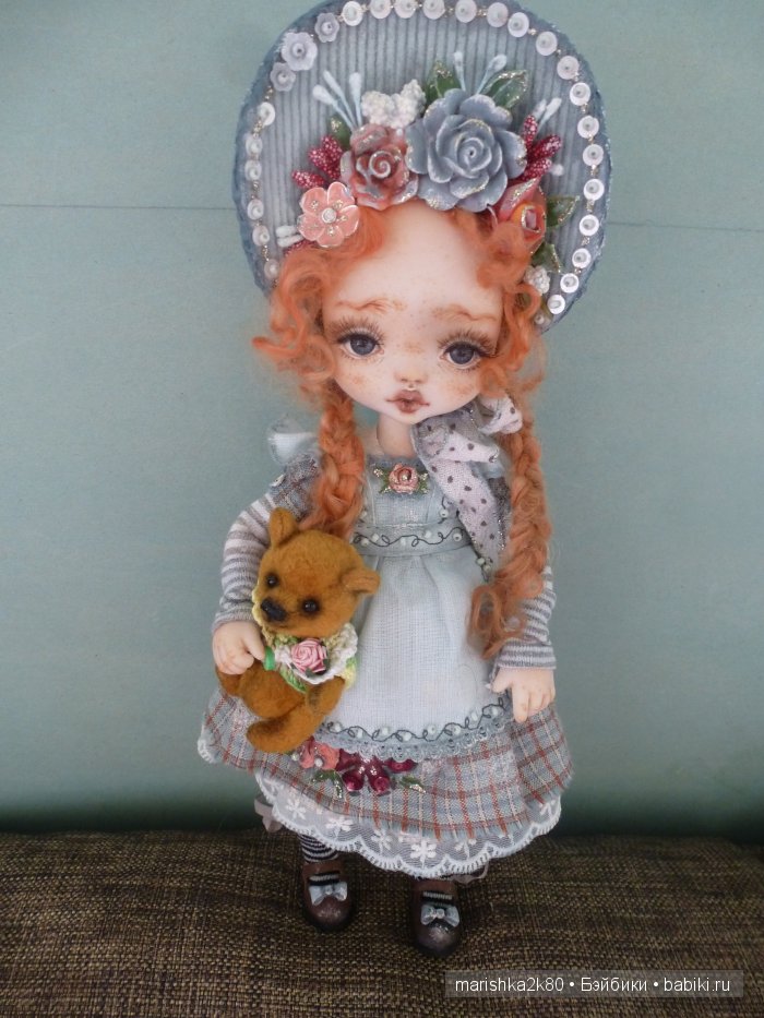Авторская кукла Полины Инякиной Настенька