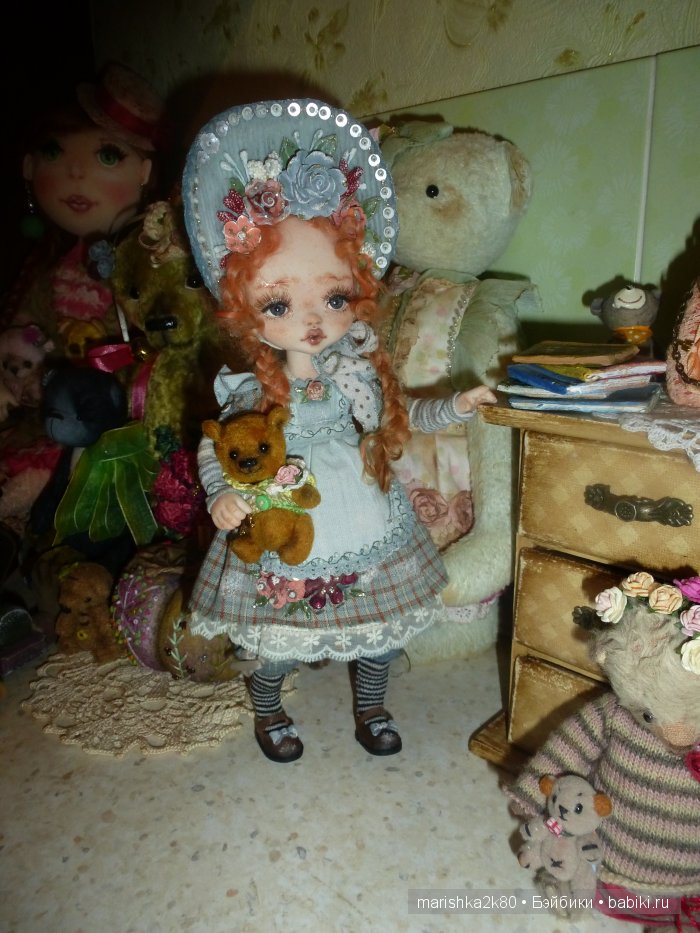 Авторская кукла Полины Инякиной Настенька