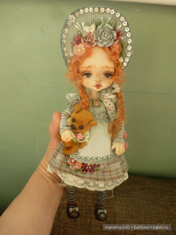 Авторская кукла Полины Инякиной Настенька