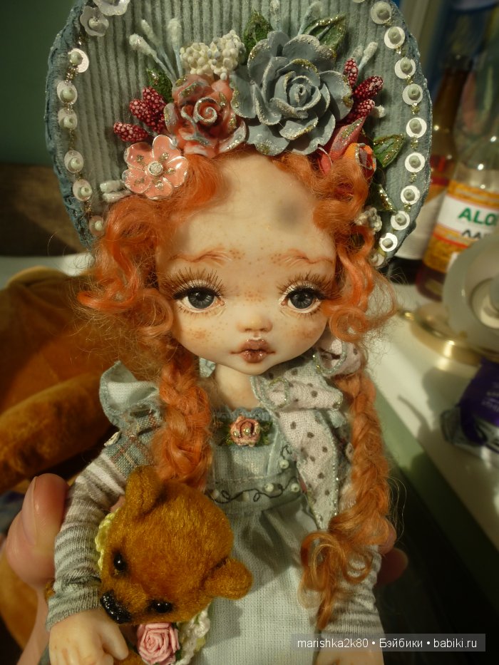 Авторская кукла Полины Инякиной Настенька