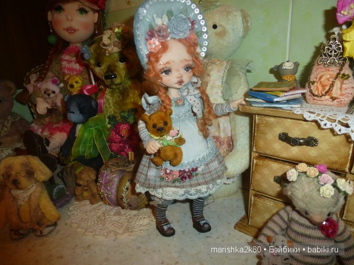 Авторская кукла Полины Инякиной Настенька
