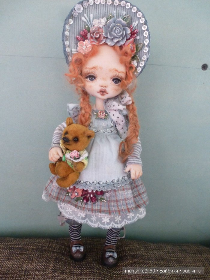 Авторская кукла Полины Инякиной Настенька (фото 3)