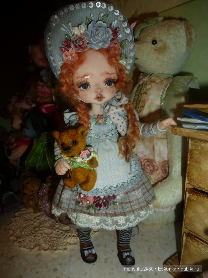 Авторская кукла Полины Инякиной Настенька