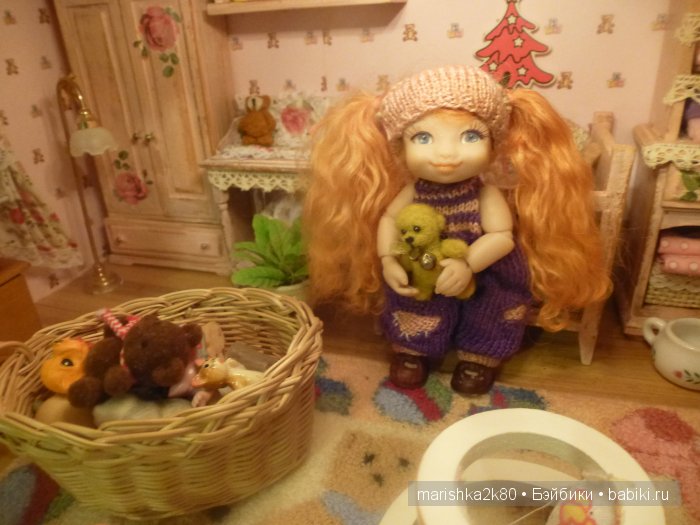 Две авторские шарнирные куклы 10 и 14 см