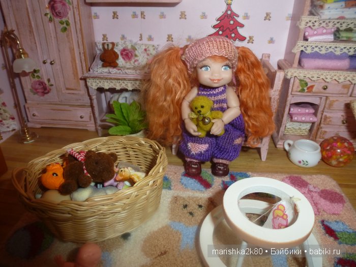 Две авторские шарнирные куклы 10 и 14 см