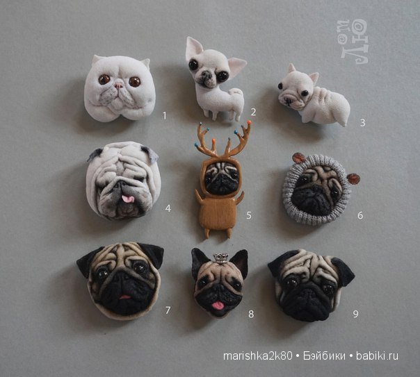 Мопсики от Лю — Куклы из капрона и чулочной техники: авторские игрушки (фото 5)