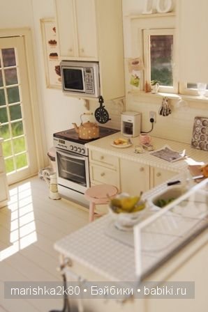 Кухни в миниатюре для кукол 1:12
