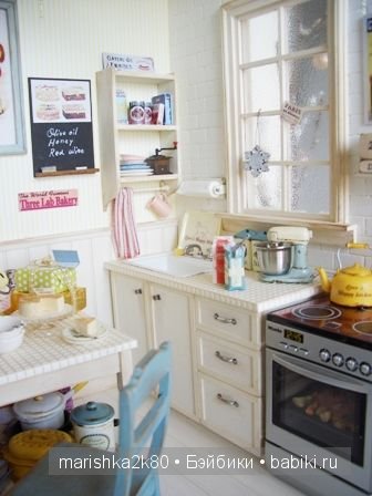 Кухни в миниатюре для кукол 1:12