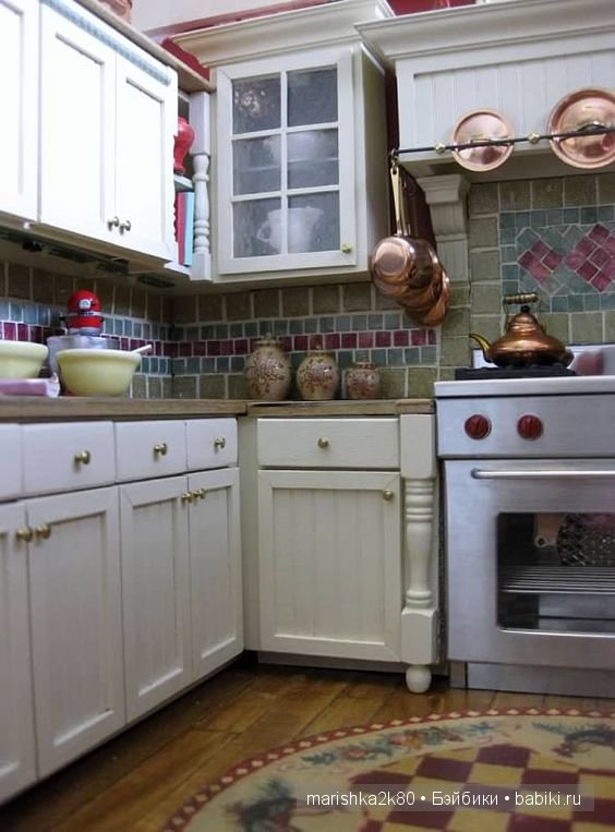 Кухни в миниатюре для кукол 1:12