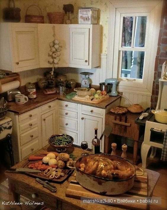 Кухни в миниатюре для кукол 1:12