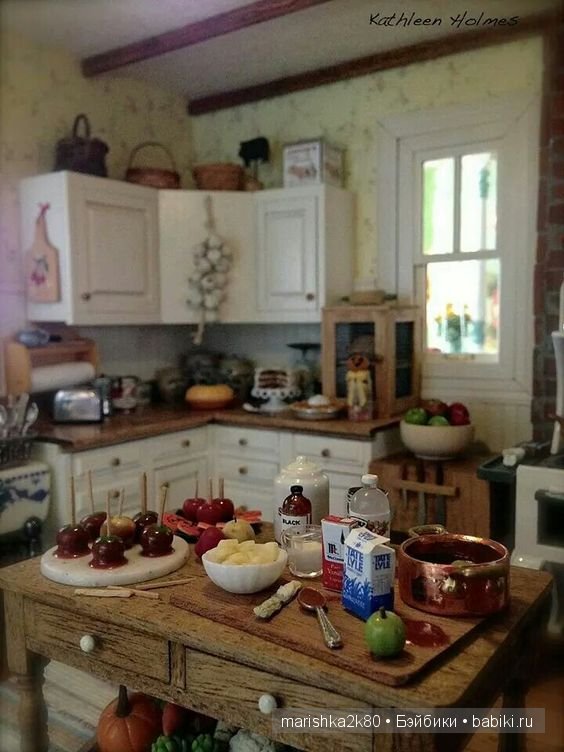 Кухни в миниатюре для кукол 1:12