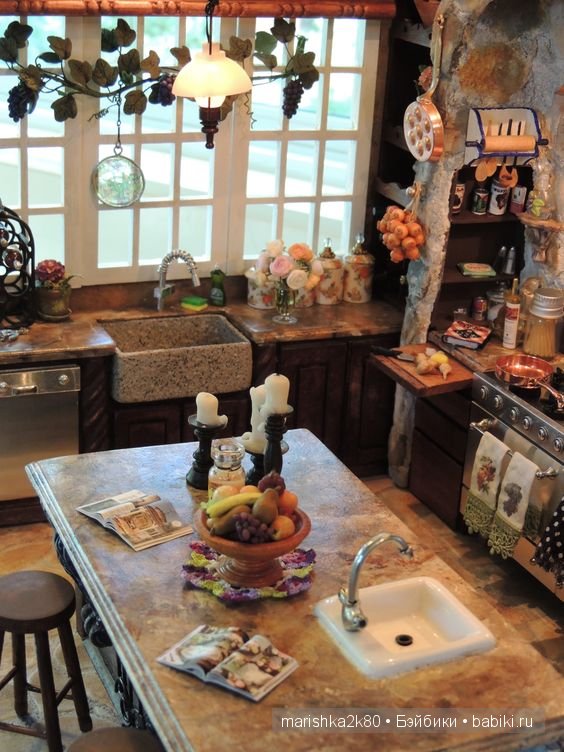 Кухни в миниатюре для кукол 1:12 (фото 3)