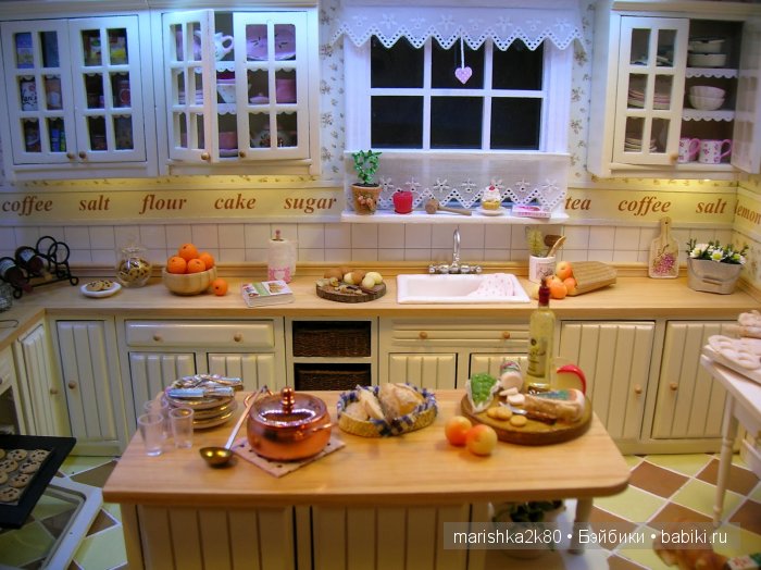 Кухни в миниатюре для кукол 1:12 (фото 5)