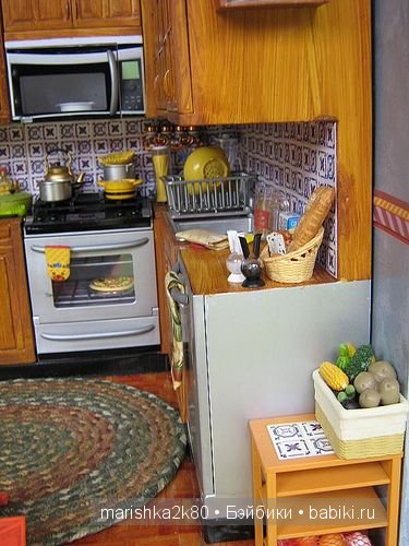 Кухни в миниатюре для кукол 1:12