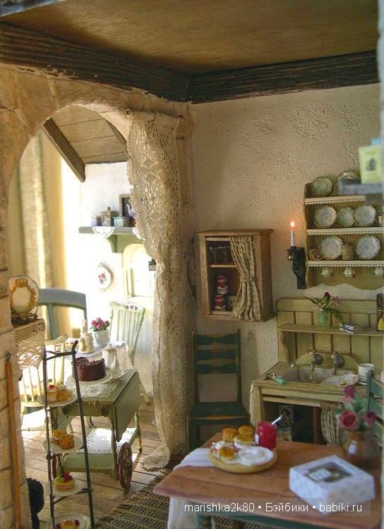 Кухни в миниатюре для кукол 1:12