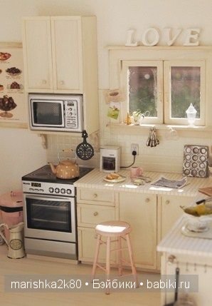 Кухни в миниатюре для кукол 1:12