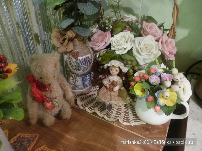 Как живут мои куклы-мишки. Кухня музей