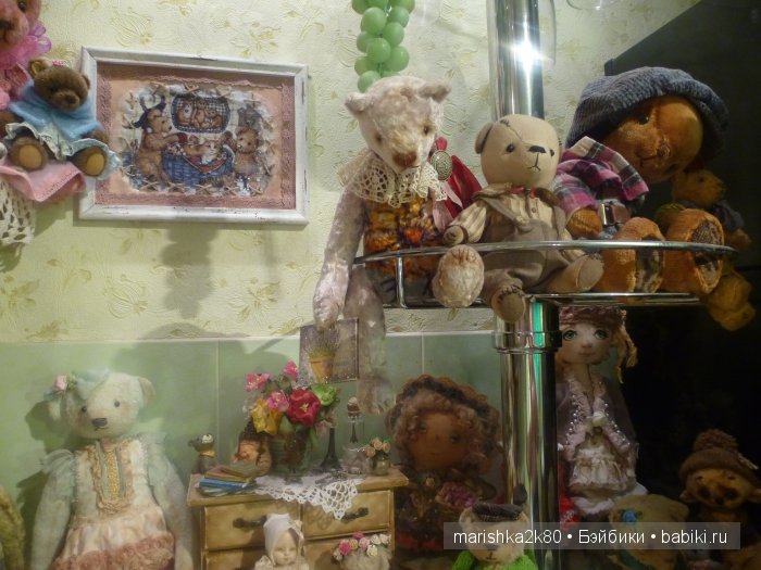 Как живут мои куклы-мишки. Кухня музей